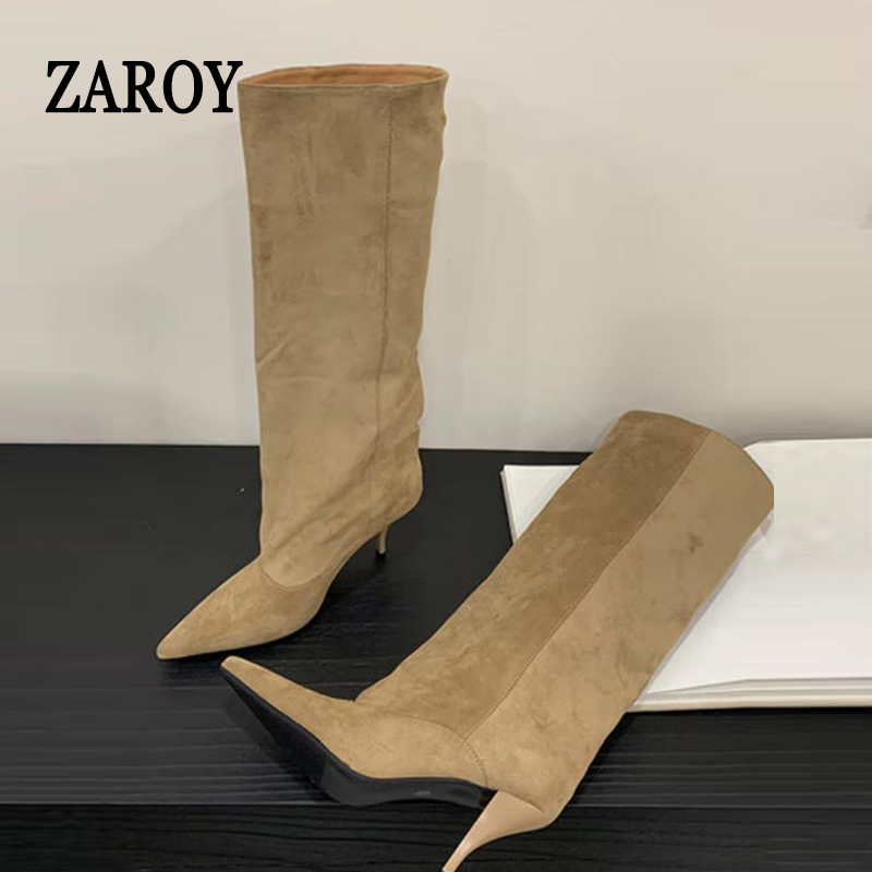 ZAROY Knee High Women Boots Wi - Waterproof Winter Boot 评论和价格