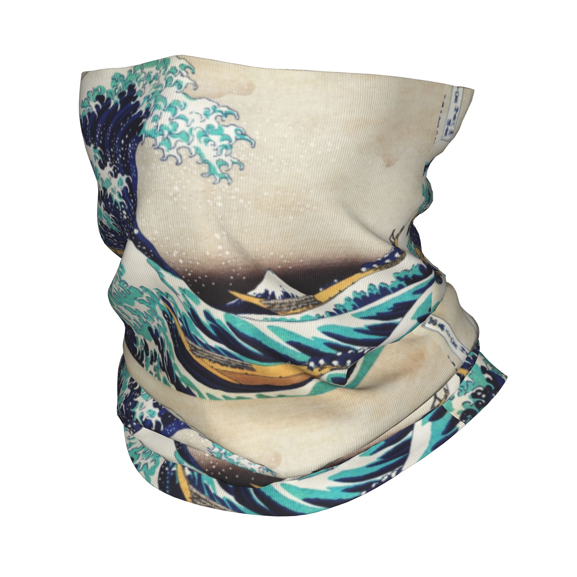 The Great Wave off Kanagawa Wi - Neck Gaiter Fleece 评论和价格