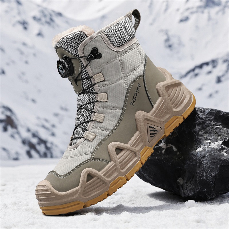 Warm Fur Outdoor Mens Combat T - Waterproof Winter Boot 评论和价格