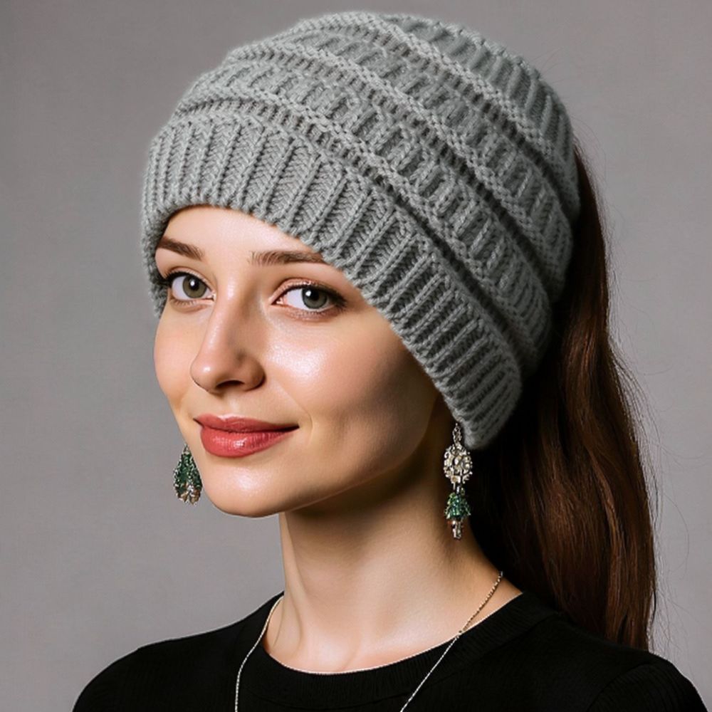 Autumn Winter Knitted Headband - Fleece Ear Warmer Band 评论和价格