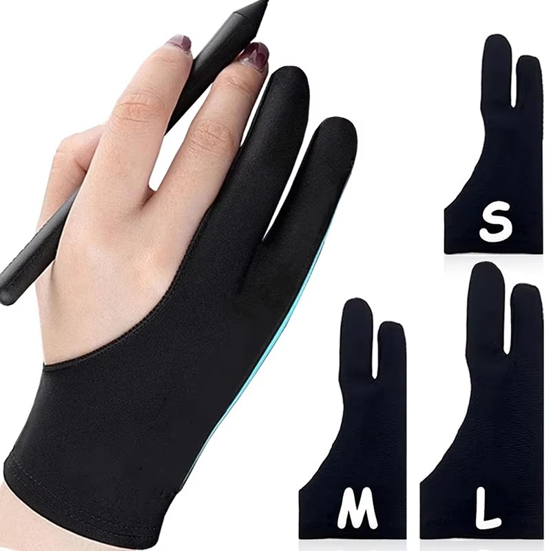 Two-Fingers Anti-touch Paintin - Touch Screen Gloves 评论和价格