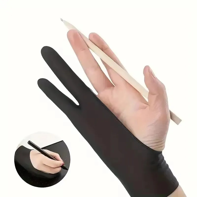 Two-Fingers Anti-touch Paintin - Touch Screen Gloves 评论和价格