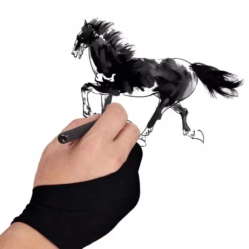 Two-Fingers Anti-touch Paintin - Touch Screen Gloves 评论和价格