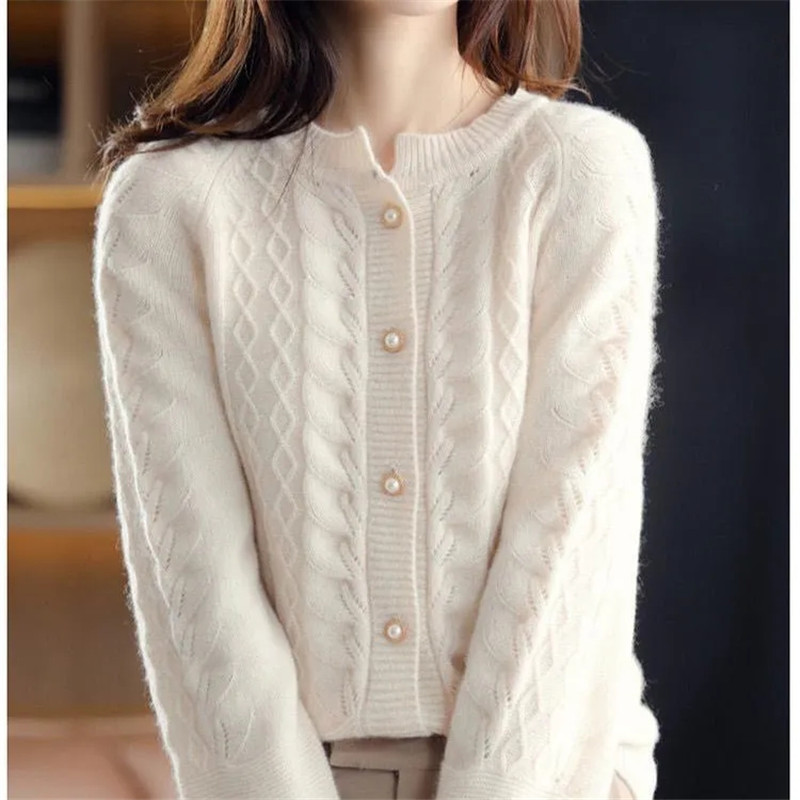 Vintage Knitted Cardigan Jacke - Wool Coat Peacoat 评论和价格