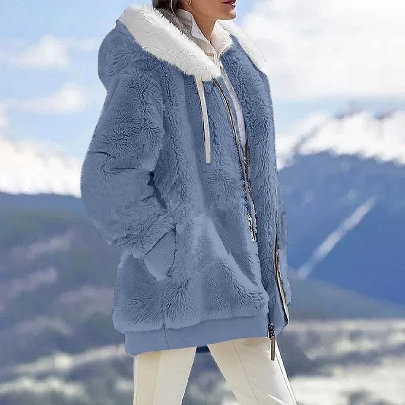 2025 Winter Warm Women Jackets - Wool Coat Peacoat 评论和价格