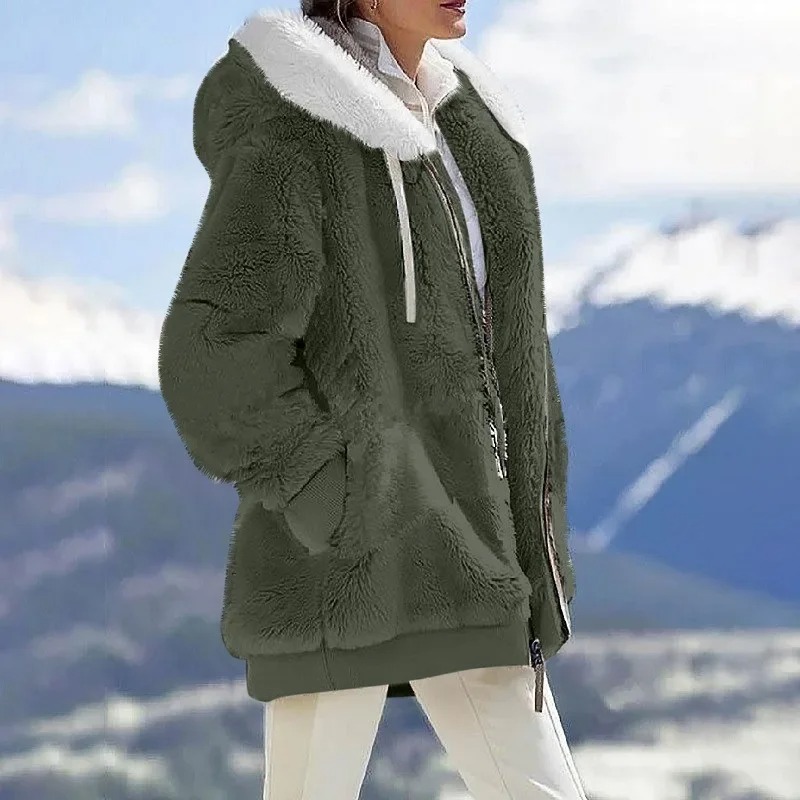 2025 Winter Warm Women Jackets - Wool Coat Peacoat 评论和价格