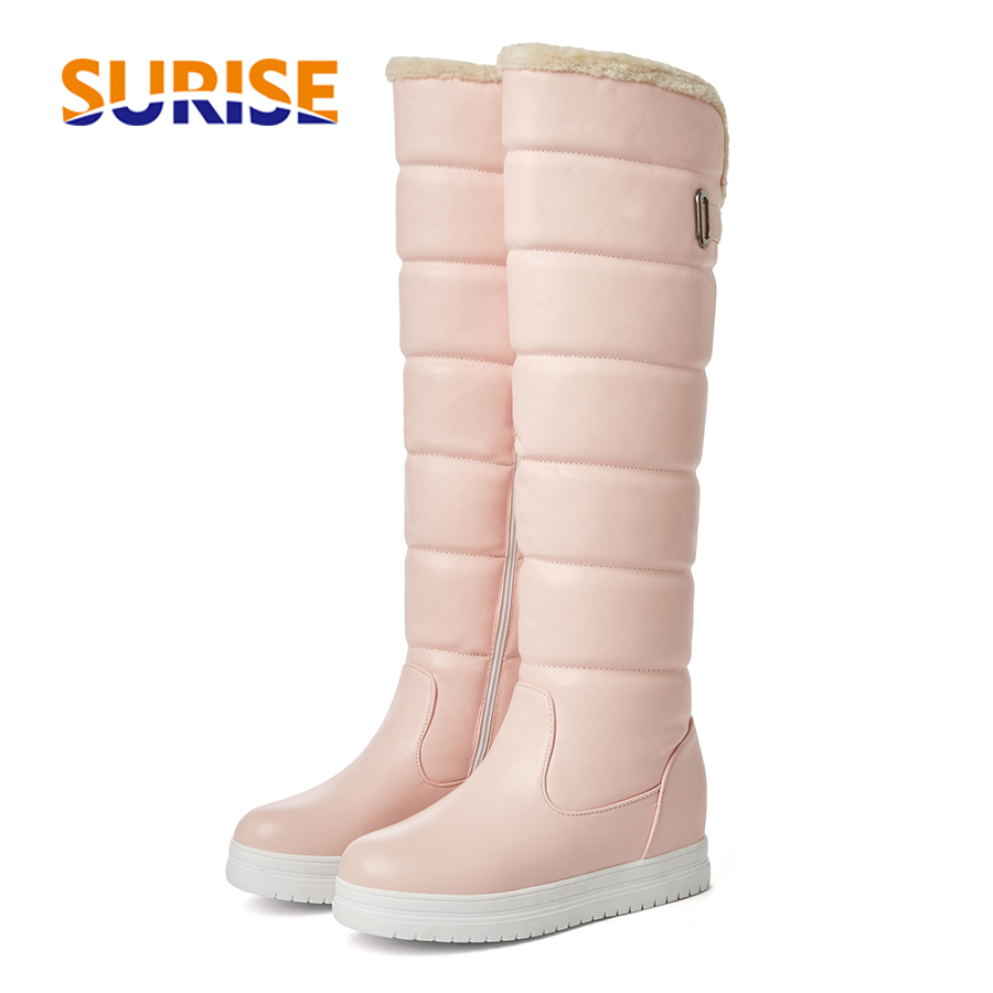 Winter Fur Knee-high Platform  - Waterproof Winter Boot 评论和价格