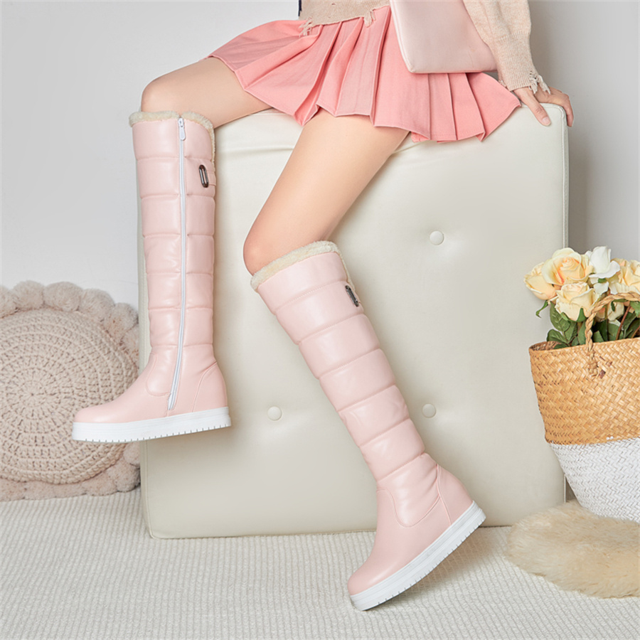 Winter Fur Knee-high Platform  - Waterproof Winter Boot 评论和价格