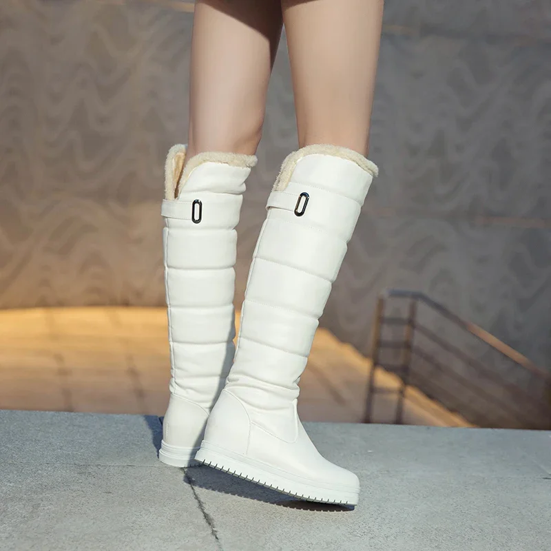 Winter Fur Knee-high Platform  - Waterproof Winter Boot 评论和价格