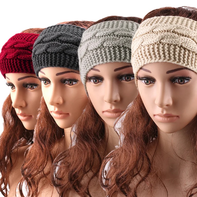 Hair Bands Hemp Headband Woman - Fleece Ear Warmer Band 评论和价格
