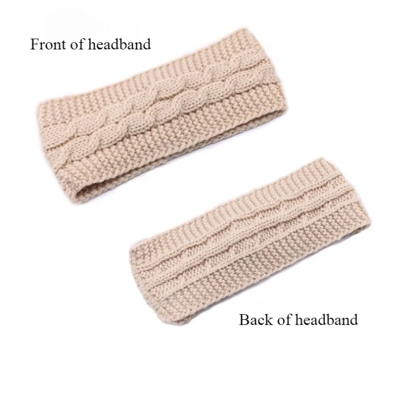 Hair Bands Hemp Headband Woman - Fleece Ear Warmer Band 评论和价格