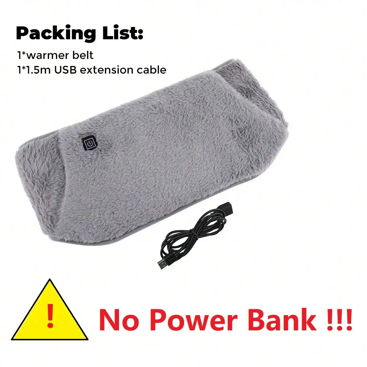 Winter Plush Heating Belt With - Hand Warmer Electric 评论和价格