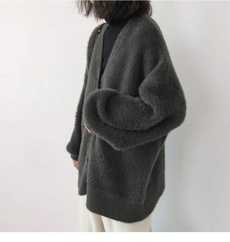 Imitation Mink Fleece Sweater  - Wool Coat Peacoat 评论和价格