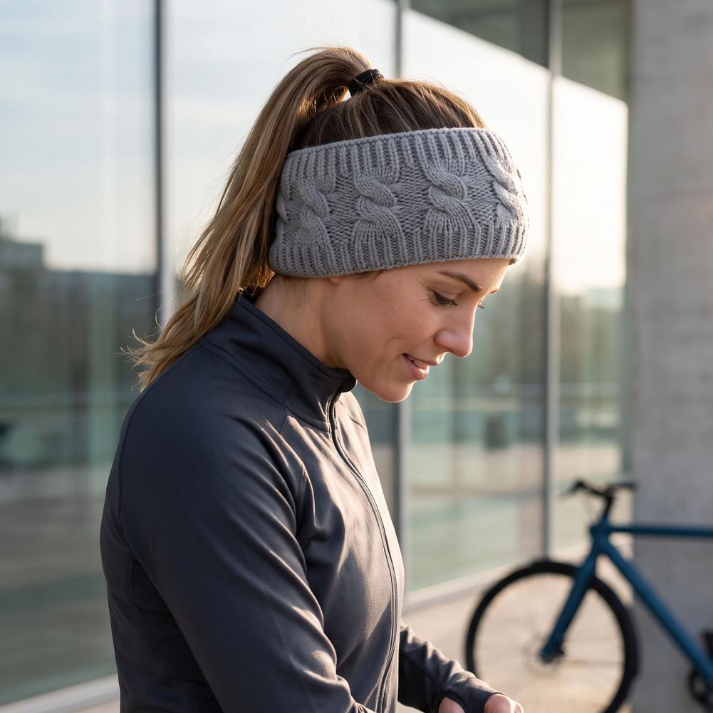 Winter Running Gear for Women  - Fleece Ear Warmer Band 评论和价格
