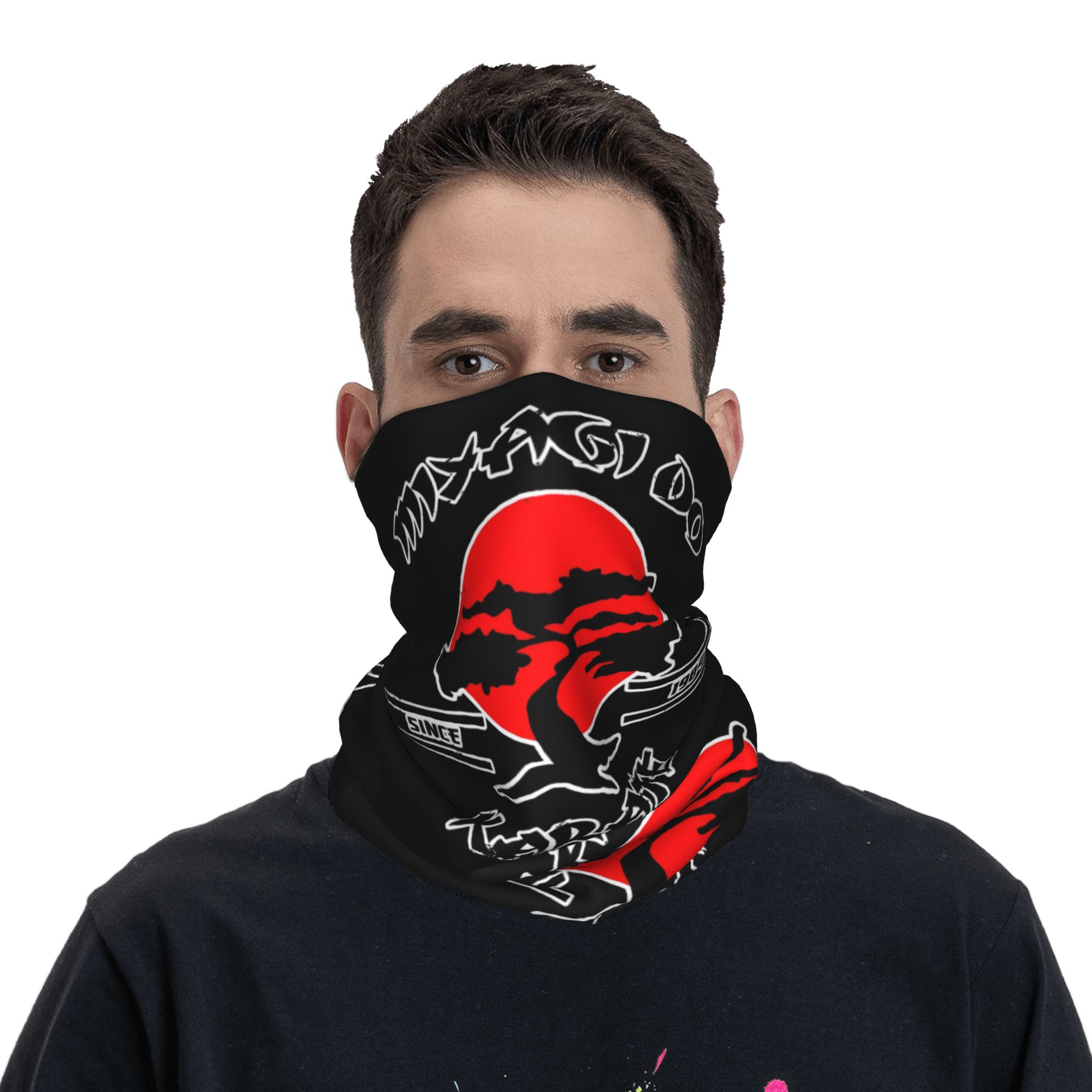 Custom K-Karates Retro Japanes - Neck Gaiter Fleece 评论和价格